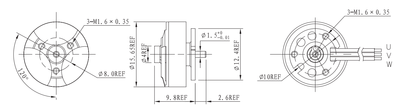 OT-EM1508云臺電機(jī)|無人機(jī)電機(jī)|醫(yī)療器械電機(jī)|微型電機(jī)-萬至達(dá)電機(jī)