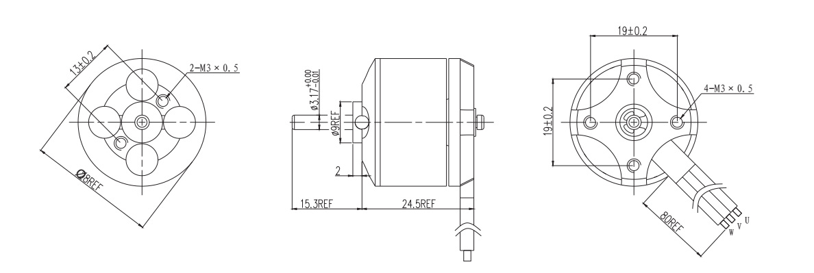 OT-EM2825無刷電機|掃描儀電機|直流無刷電機|模型電機|玩具馬達(dá)-萬至達(dá)電機