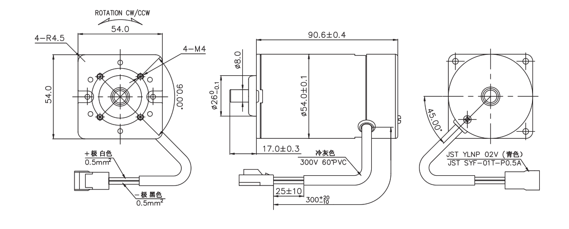 OT-RK-3632PH-4030-105.5有刷電機_按摩器電機_娃娃機馬達_按摩椅電機-萬至達電機