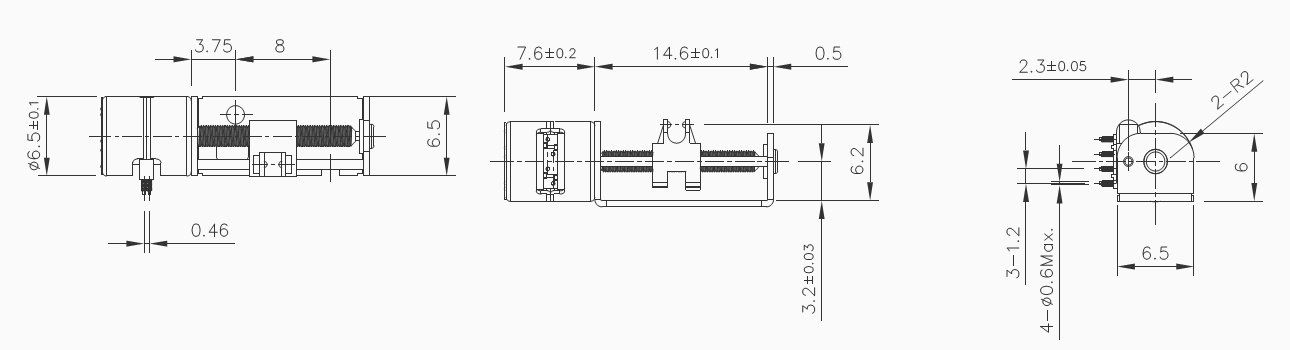 OT-SM065L-001步進電機_3D打印機步進電機_藍光光盤電機_微型電機-萬至達電機