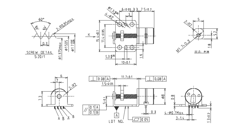 OT-SM08L-099步進(jìn)電機(jī)_攝像機(jī)電機(jī)_監(jiān)控?cái)z像頭電機(jī)-萬至達(dá)電機(jī)