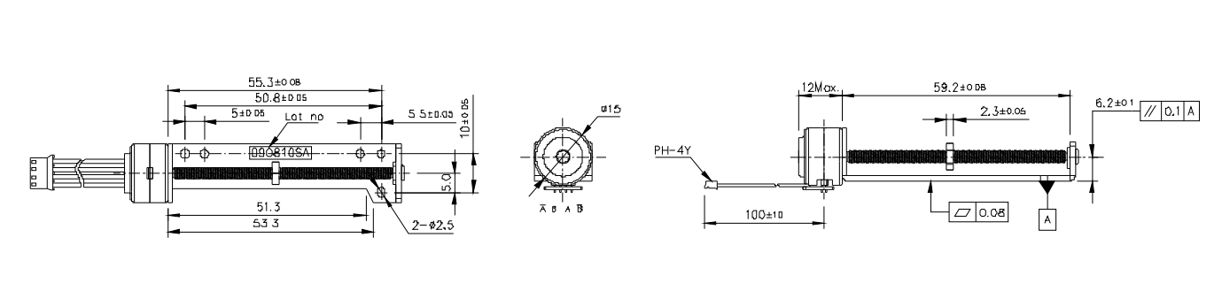 OT-SM15L-026絲桿步進(jìn)電機(jī)|帶絲桿電機(jī)|絲桿電機(jī)廠家|光驅(qū)電機(jī)-萬(wàn)至達(dá)電機(jī)