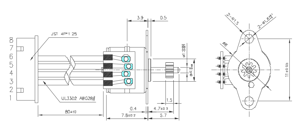 OT-SM08P-010步進(jìn)電機(jī)|監(jiān)控攝像頭電機(jī)|云臺電機(jī)|攝像機(jī)電機(jī)-萬至達(dá)電機(jī)