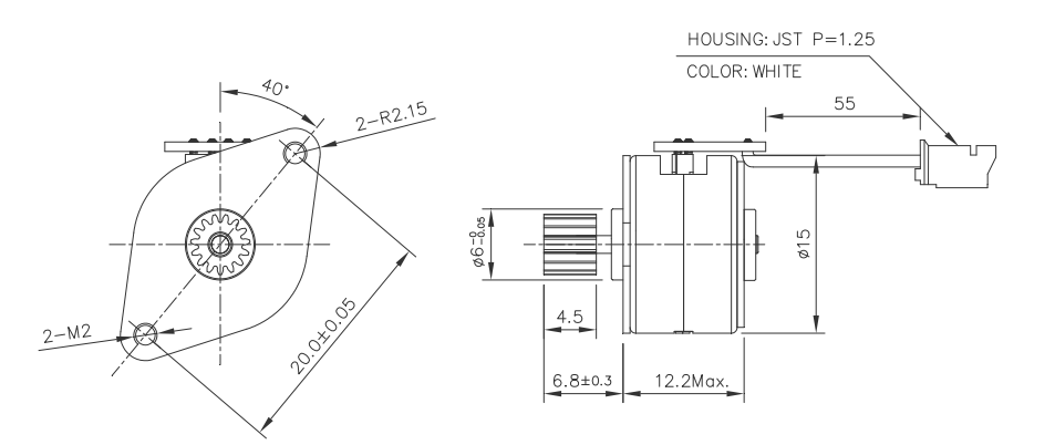 OT-SM15P-304步進電機|打印機電機|復印機電機|微型馬達-萬至達電機