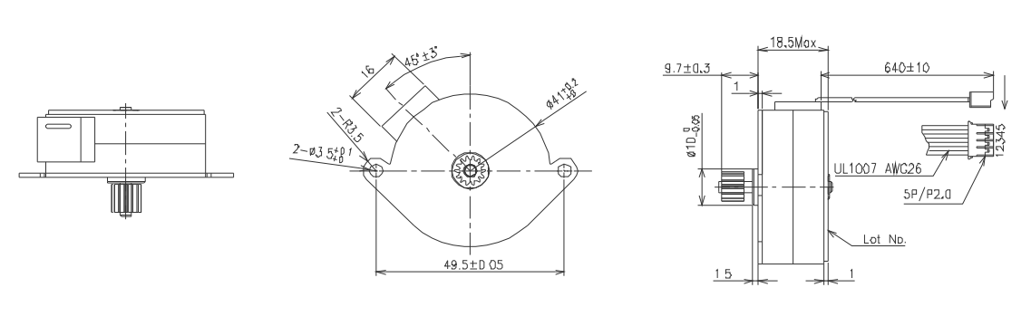 OT-SM42P-440步進(jìn)電機(jī)|微型打印機(jī)電機(jī)|照片打印機(jī)電機(jī)|醫(yī)療設(shè)備電機(jī)|減速步進(jìn)電機(jī)-萬至達(dá)電機(jī)