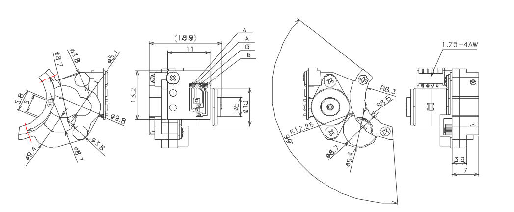 OT-GSM10-191步進(jìn)電機(jī)|攝像機(jī)馬達(dá)|微型打印機(jī)電機(jī)-萬至達(dá)電機(jī)