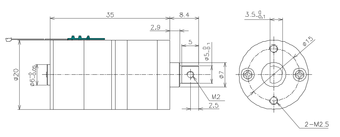 OT-GSM20-302步進電機|醫(yī)療設(shè)備專用電機|注射泵電機|微型電機-萬至達電機