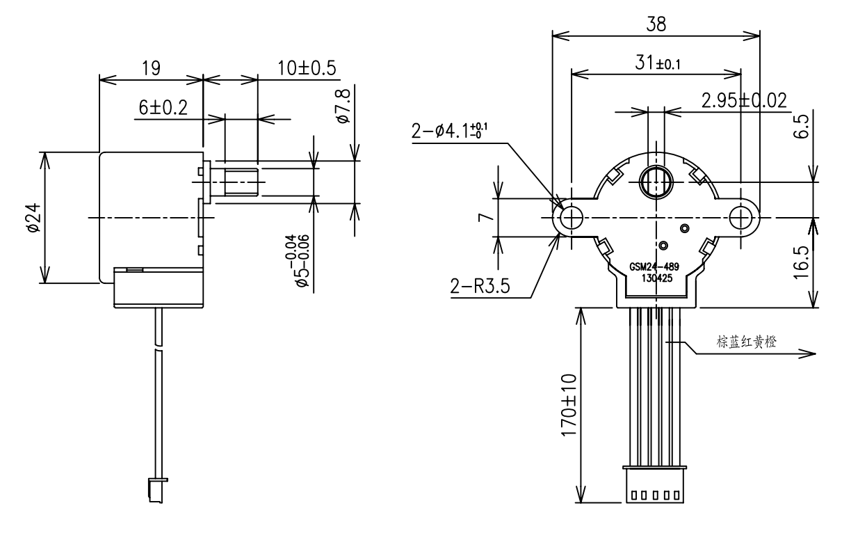 OT-GSM24-489步進電機|監(jiān)控攝像頭電機|空調(diào)執(zhí)行器電機|空調(diào)電機-萬至達電機