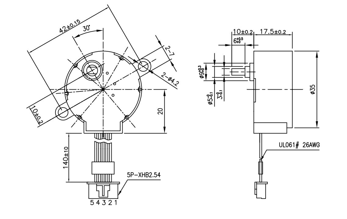 OT-GSM35-005減速步進(jìn)電機(jī)|步進(jìn)電機(jī)參數(shù)|空調(diào)電機(jī)|風(fēng)門執(zhí)行器電機(jī)-萬至達(dá)電機(jī)