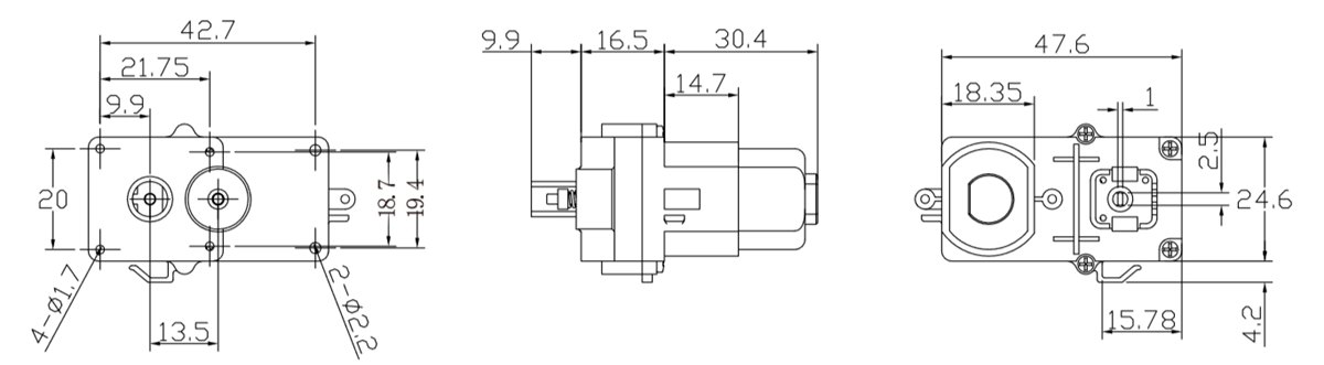 OT-M04/06機(jī)器人減速電機(jī)|機(jī)器人減速機(jī)|機(jī)器人馬達(dá)|微型齒輪箱-萬至達(dá)電機(jī)