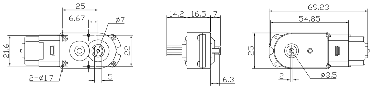 OT-M01/03機(jī)器人減速電機(jī)|機(jī)器人馬達(dá)|微型減速電機(jī)|玩具電機(jī)-萬(wàn)至達(dá)電機(jī)