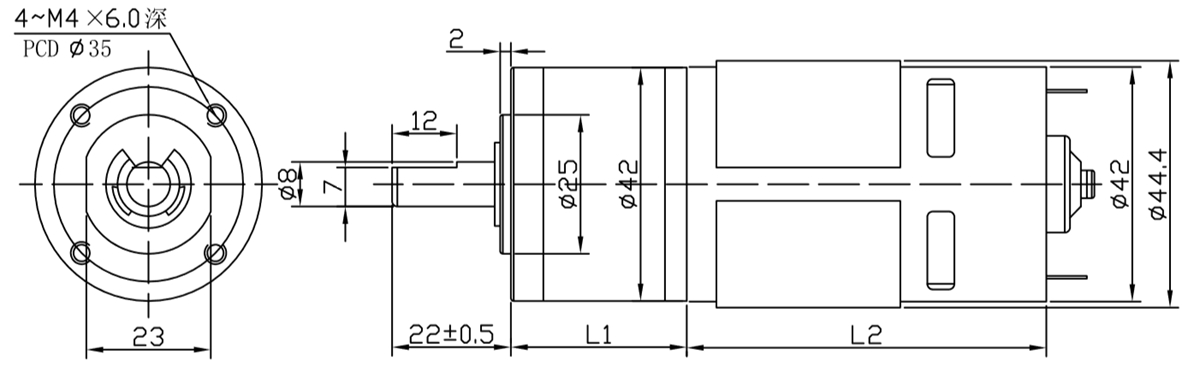 OT-42GP自動窗簾減速電機|電動窗簾電機齒輪箱|電動窗簾馬達|減速電機-萬至達電機