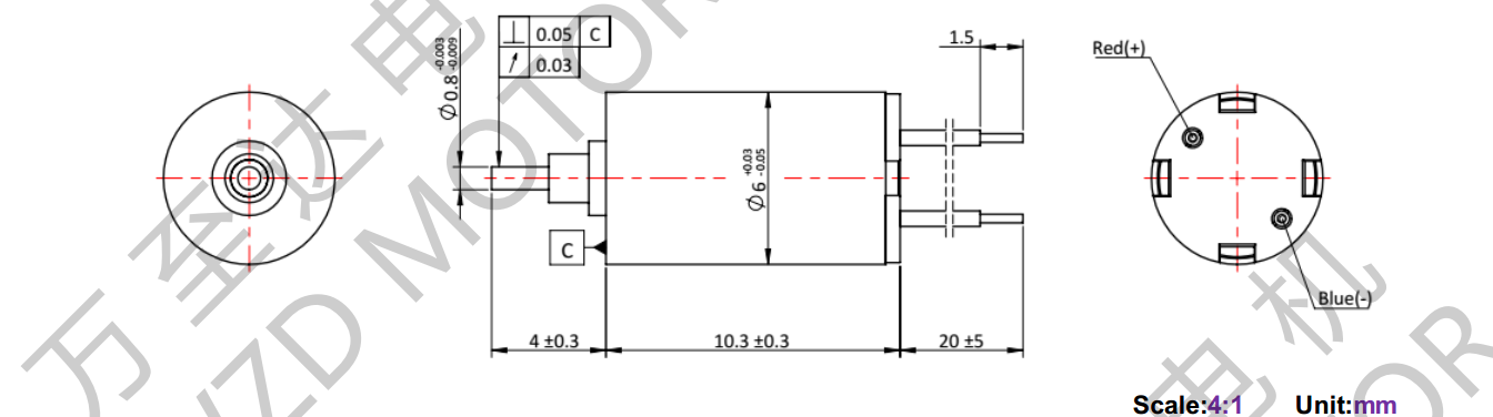 OT-CM0610空心杯電機-萬至達電機