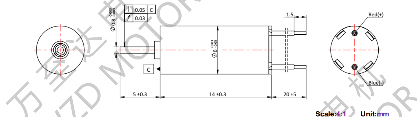 OT-CM0614空心杯電機(jī)-萬至達(dá)電機(jī)