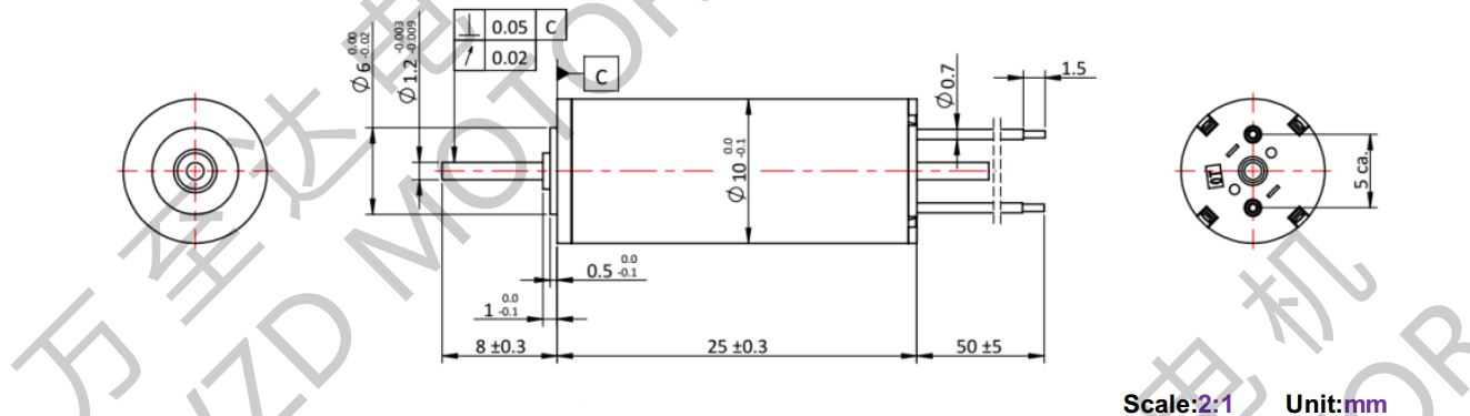 OT-CM1025空心杯電機(jī)-萬(wàn)至達(dá)電機(jī)