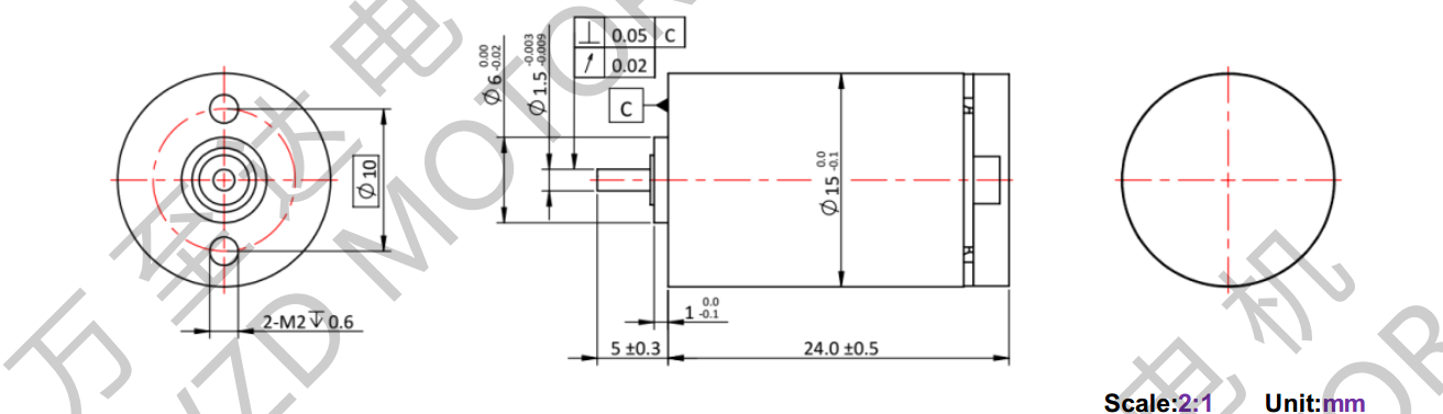 OT-CM1524空心杯電機(jī)-萬(wàn)至達(dá)電機(jī)