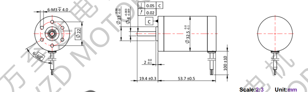 OT-CM3254空心杯電機(jī)-萬至達(dá)電機(jī)