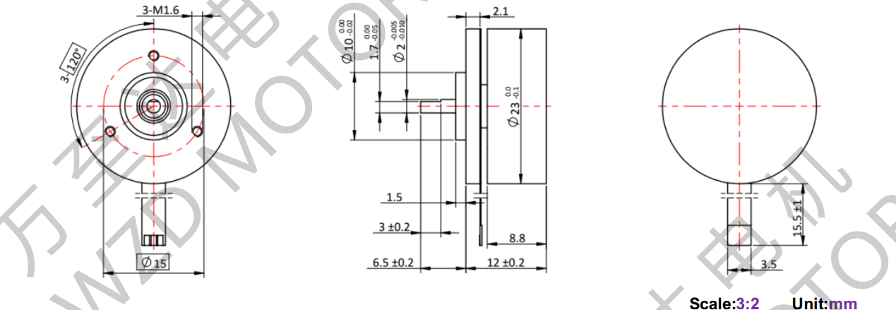 OT-EM2312BLDC無刷電機-萬至達(dá)電機